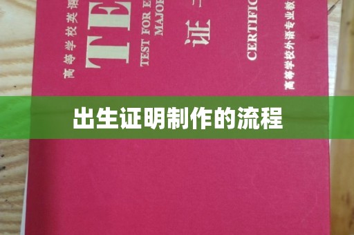 土默特右旗出生证明制作的流程