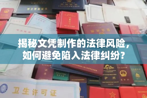 土默特右旗揭秘文凭制作的法律风险，如何避免陷入法律纠纷？