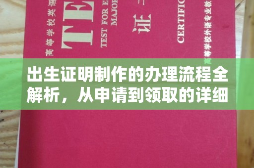 土默特右旗出生证明制作的办理流程全解析，从申请到领取的详细指南